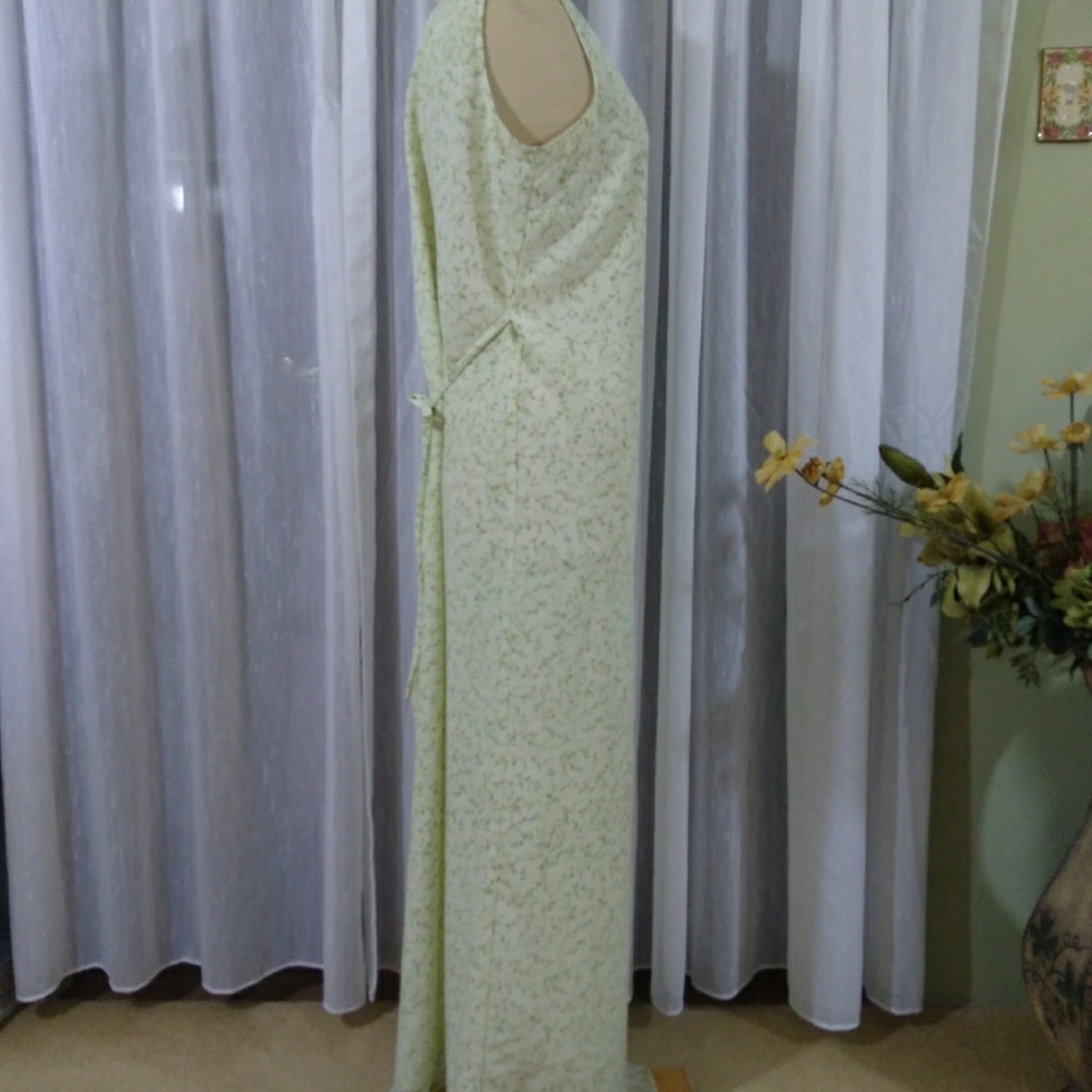 Norton size M mint floral loose-fitting dress